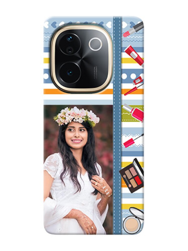 Custom Vivo T3 Pro 5G Personalized Mobile Cases: Makeup Icons Design
