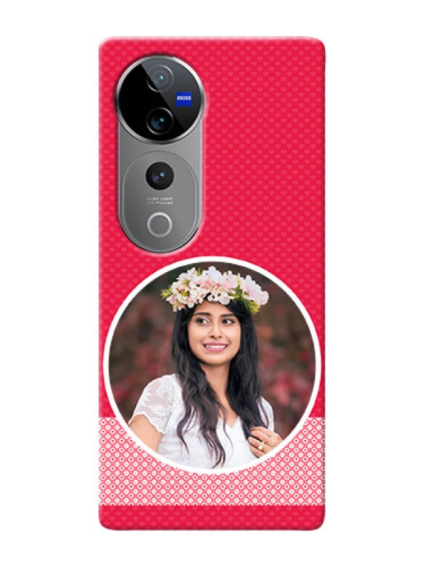 Custom Vivo T3 Ultra Mobile Covers Online: Pink Pattern Design