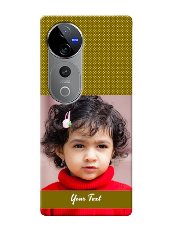 Custom Vivo T3 Ultra custom mobile back covers: Simple Green Color Design