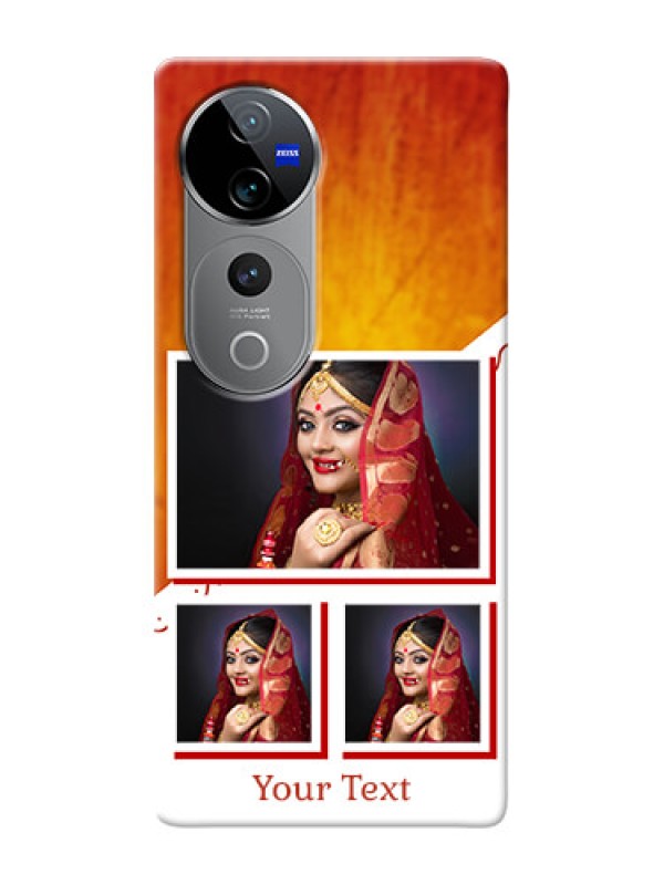 Custom Vivo T3 Ultra Personalised Phone Cases: Wedding Memories Design