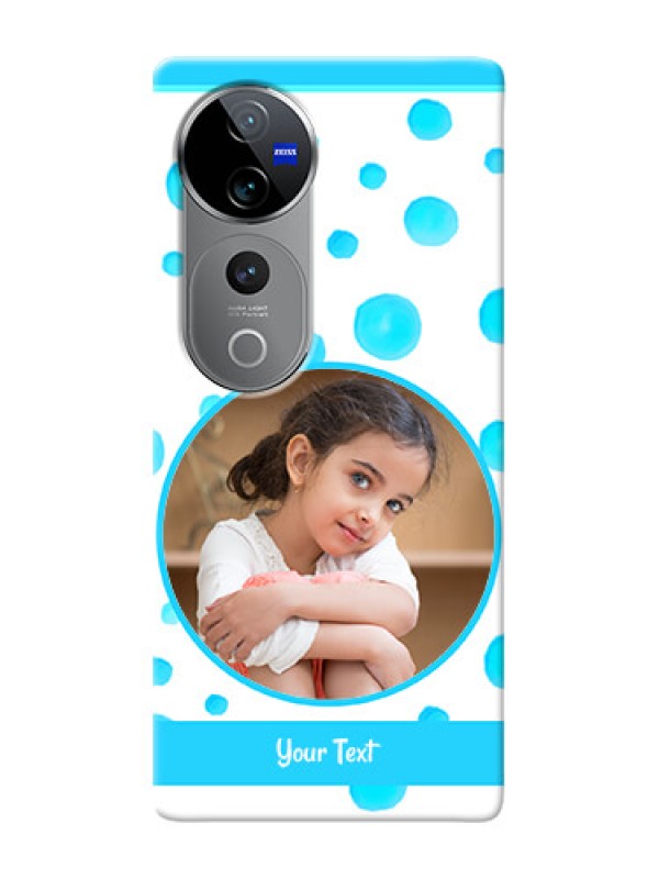 Custom Vivo T3 Ultra Custom Phone Covers: Blue Bubbles Pattern Design