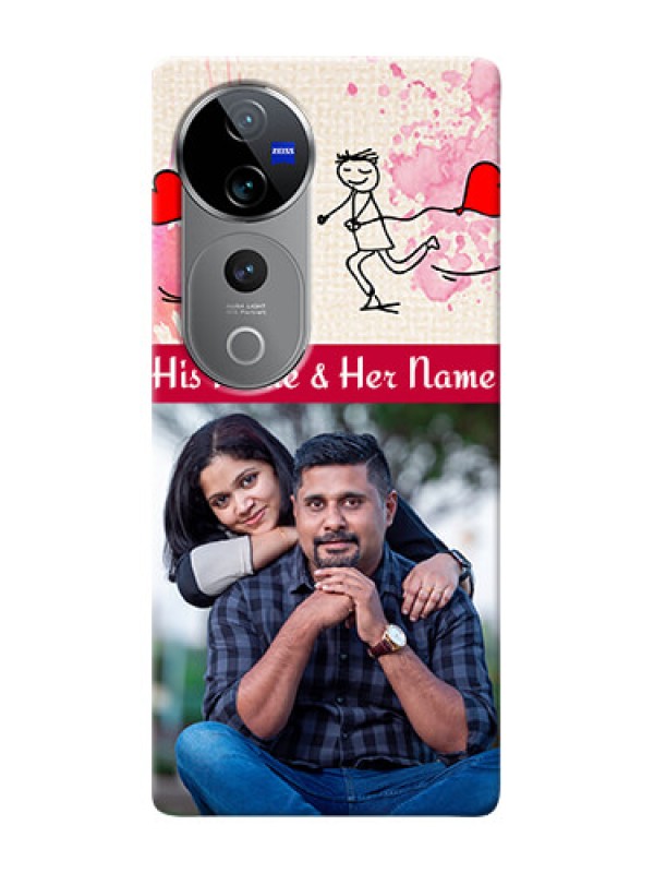 Custom Vivo T3 Ultra phone back covers: You and Me Case Design