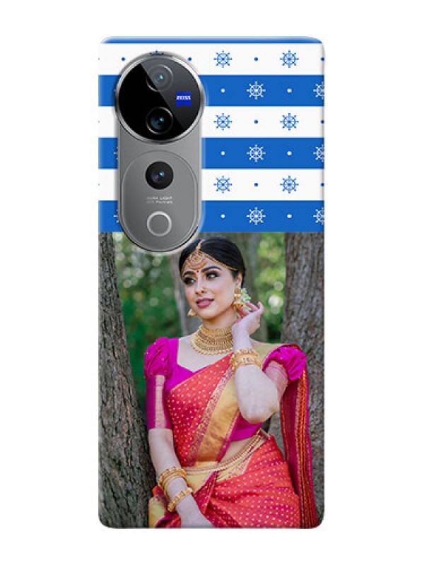 Custom Vivo T3 Ultra custom mobile covers: Snow Pattern Design