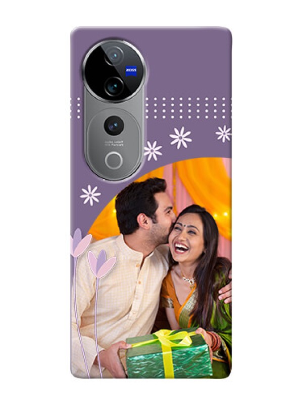 Custom Vivo T3 Ultra Phone covers for girls: lavender flowers design