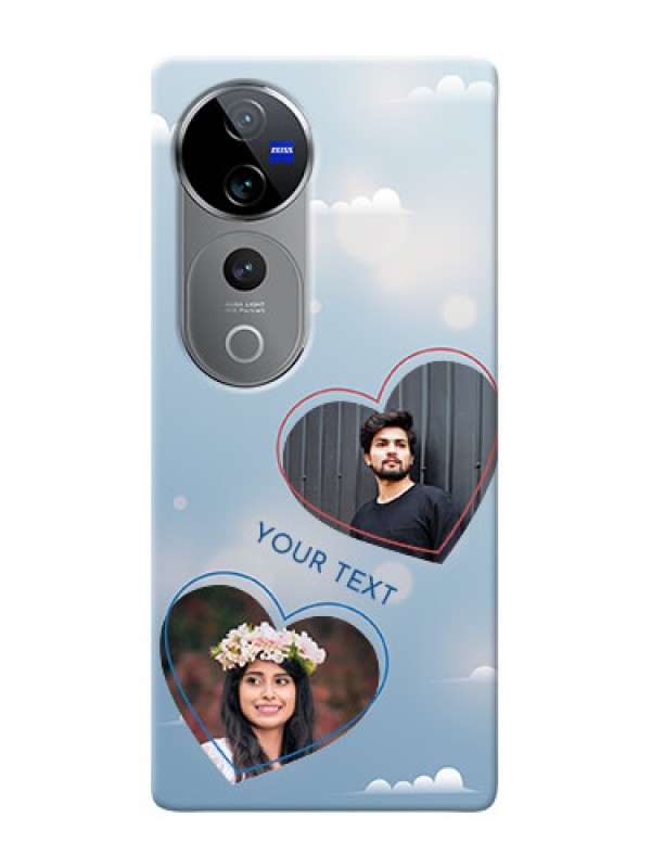 Custom Vivo T3 Ultra Phone Cases: Blue Color Couple Design