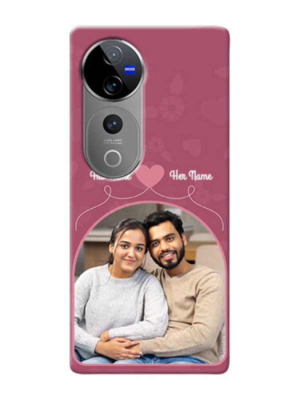 Custom Vivo T3 Ultra mobile phone covers: Love Floral Design