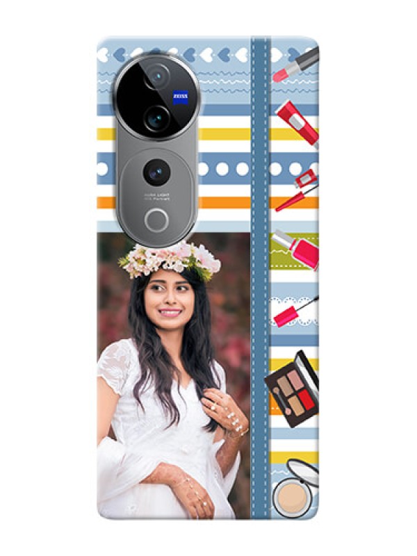 Custom Vivo T3 Ultra Personalized Mobile Cases: Makeup Icons Design