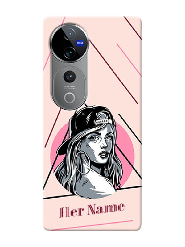 Custom Vivo T3 Ultra Personalized Phone Case with Rockstar Girl Design