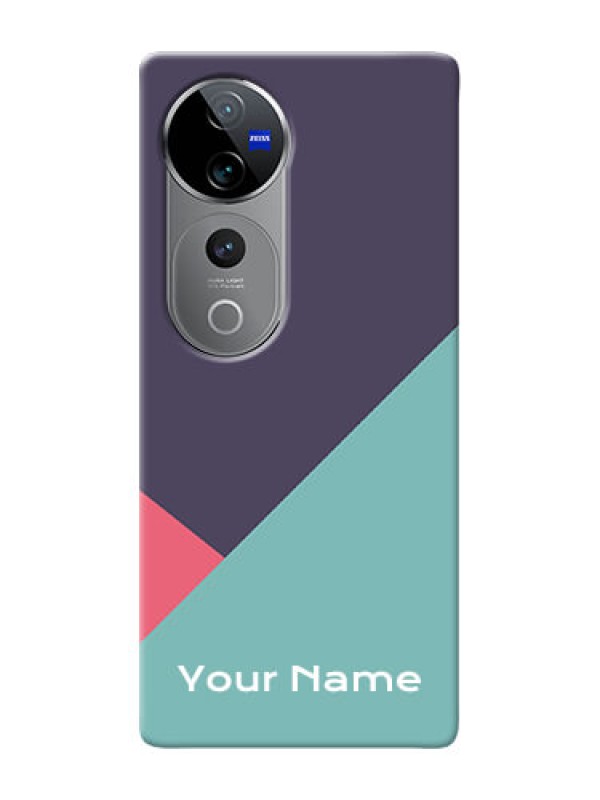 Custom Vivo T3 Ultra Custom Mobile Case with Tri Color abstract Design