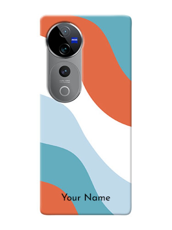 Custom Vivo T3 Ultra Custom Mobile Case with coloured Waves Design
