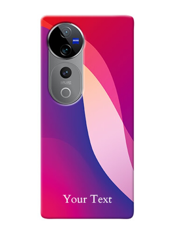 Custom Vivo T3 Ultra Personalized Phone Case with Digital abstract Overlap Design