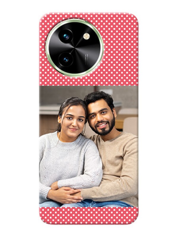 Custom Vivo T3X 5G Custom Mobile Case with White Dotted Design