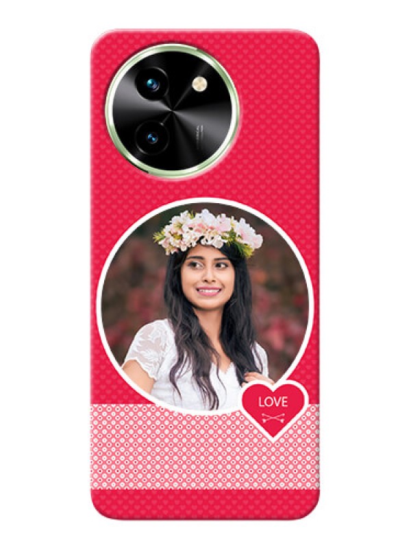 Custom Vivo T3X 5G Mobile Covers Online: Pink Pattern Design