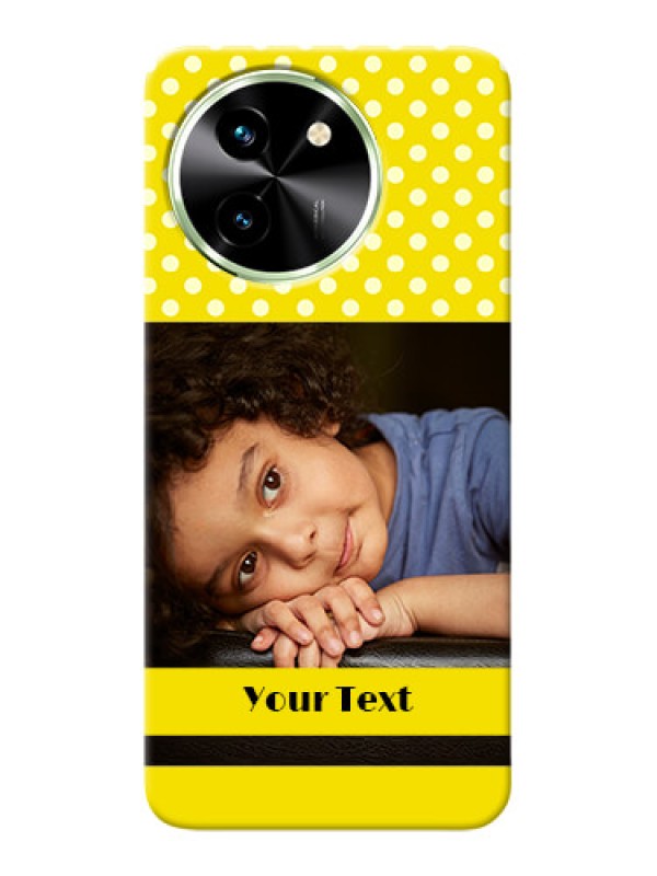 Custom Vivo T3X 5G Custom Mobile Covers: Bright Yellow Case Design