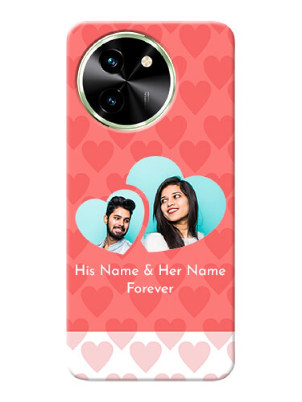 Custom Vivo T3X 5G personalized phone covers: Couple Pic Upload Design