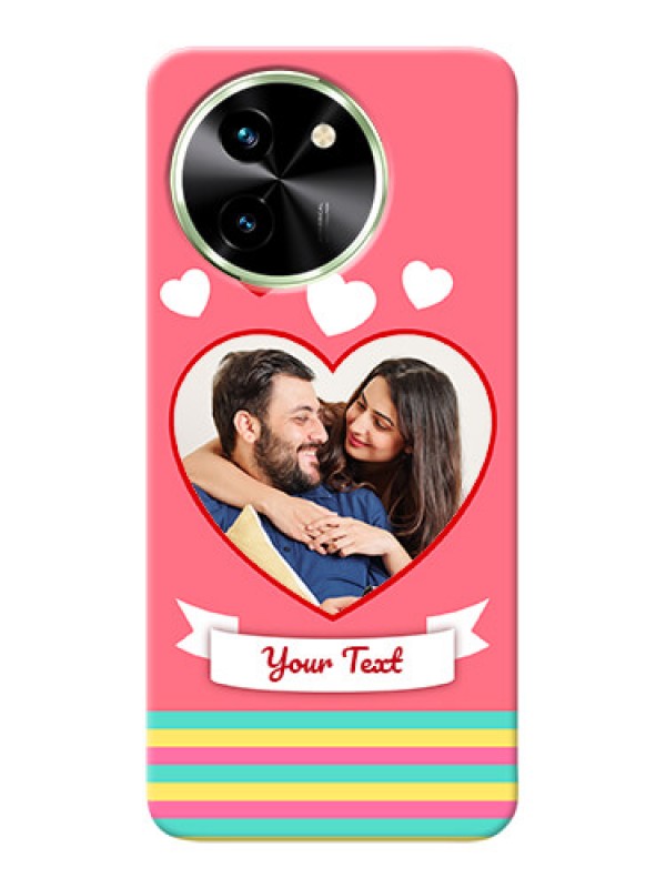 Custom Vivo T3X 5G Personalised mobile covers: Love Doodle Design