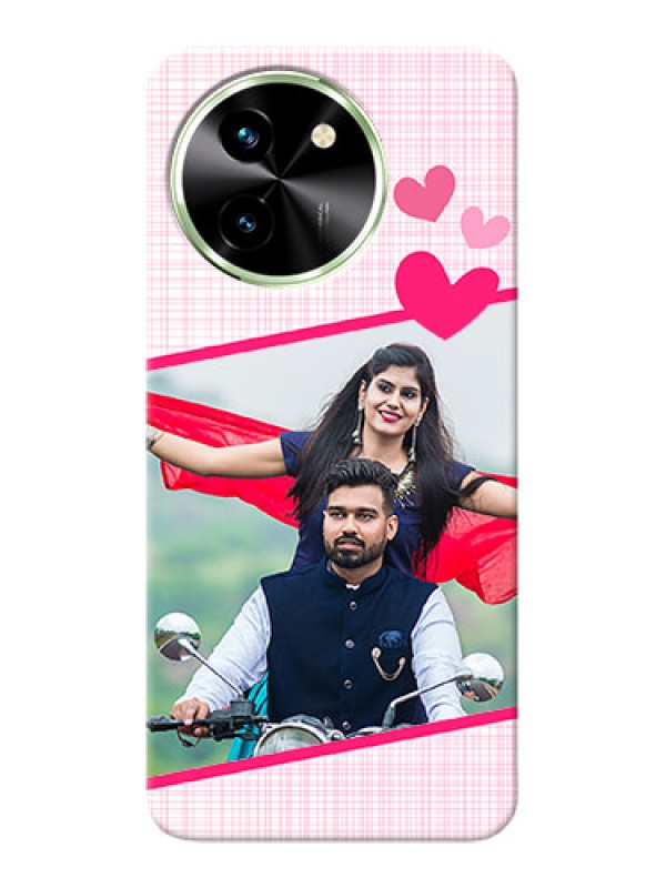 Custom Vivo T3X 5G Personalised Phone Cases: Love Shape Heart Design