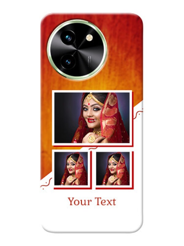 Custom Vivo T3X 5G Personalised Phone Cases: Wedding Memories Design