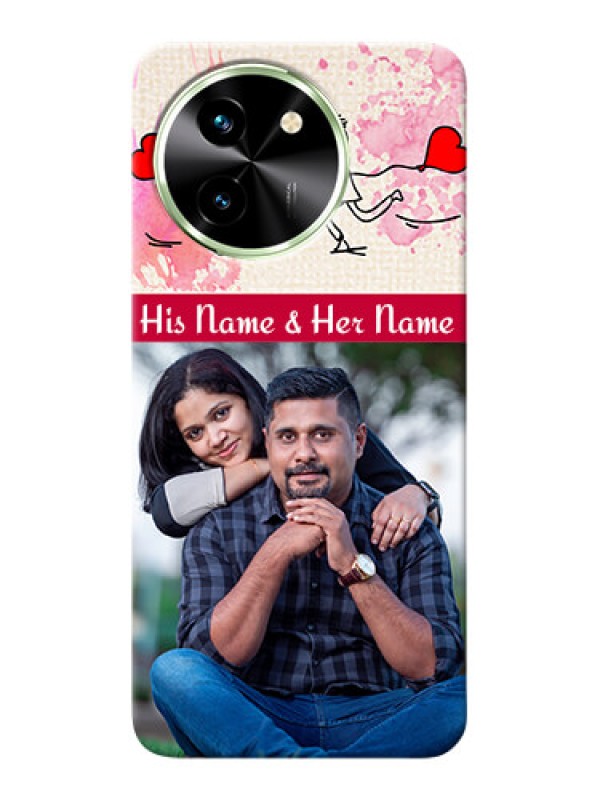 Custom Vivo T3X 5G phone back covers: You and Me Case Design