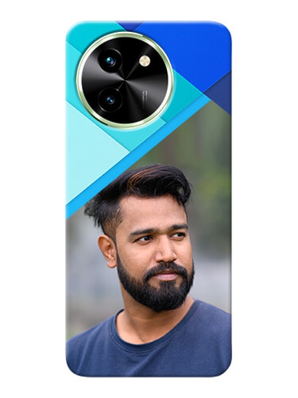 Custom Vivo T3X 5G Phone Cases Online: Blue Abstract Cover Design