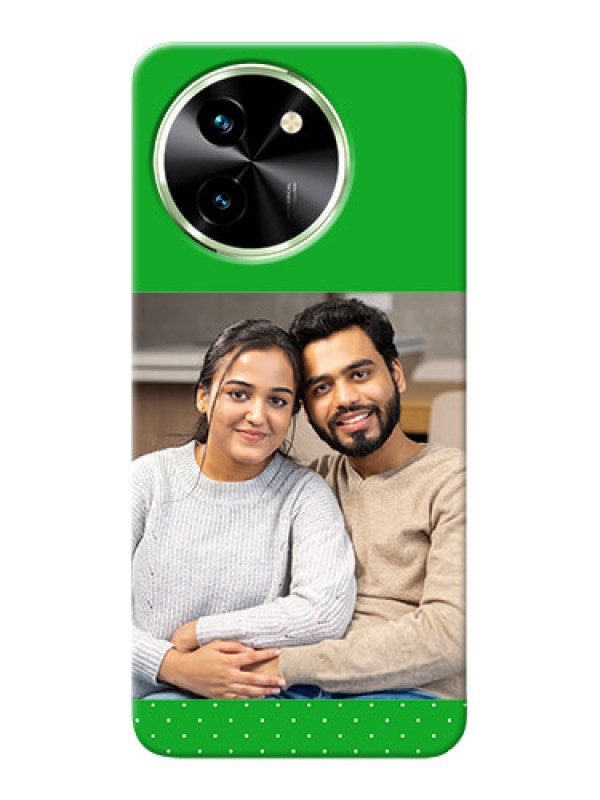 Custom Vivo T3X 5G Personalised mobile covers: Green Pattern Design