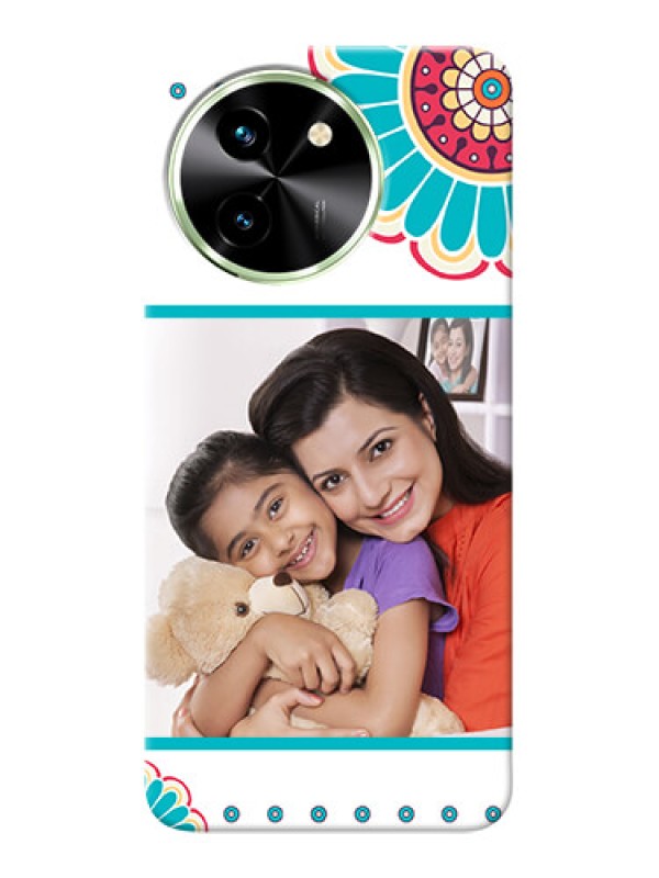 Custom Vivo T3X 5G custom mobile phone cases: Flower Design