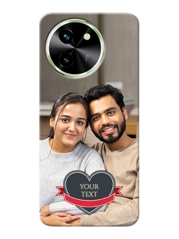 Custom Vivo T3X 5G mobile back covers online: Just Married Couple Design