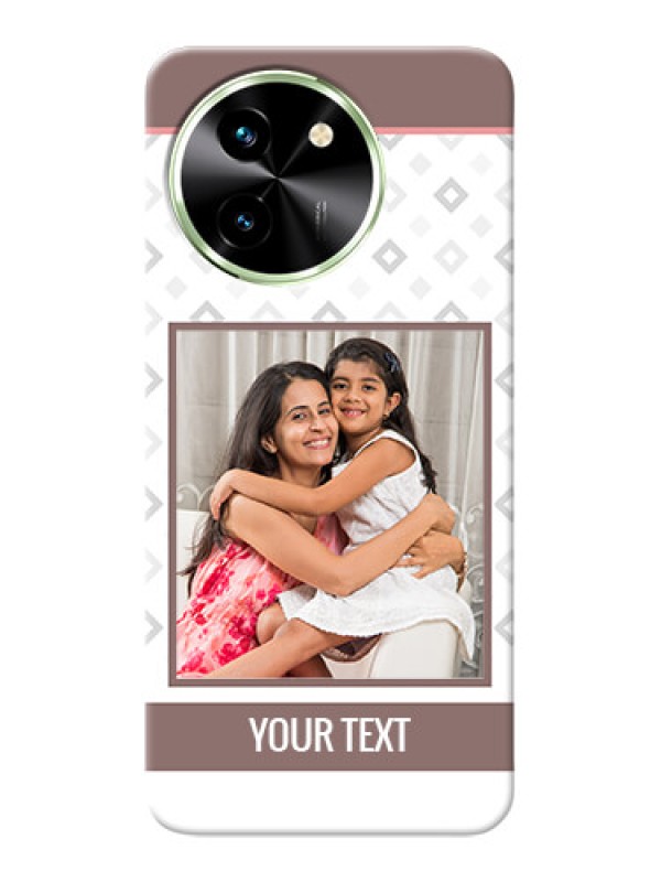 Custom Vivo T3X 5G custom back covers: Simple Diamond Design