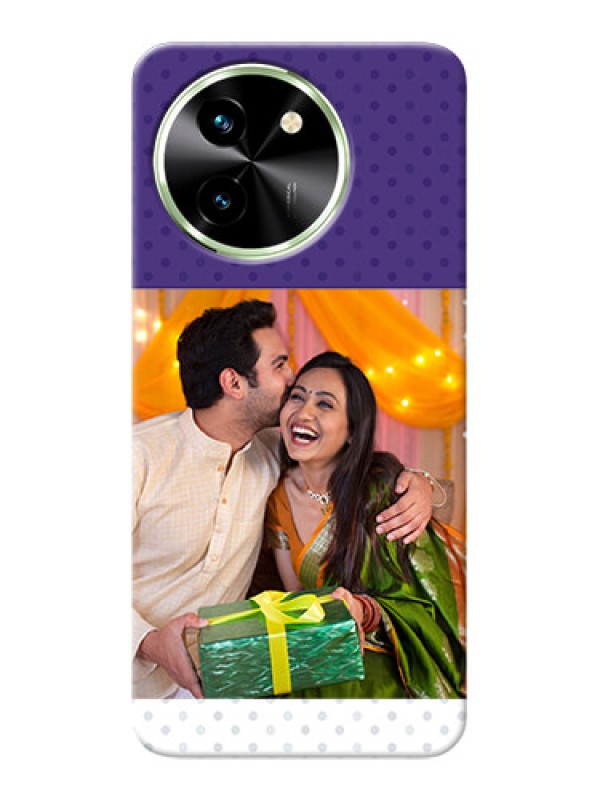 Custom Vivo T3X 5G mobile phone cases: Violet Pattern Design