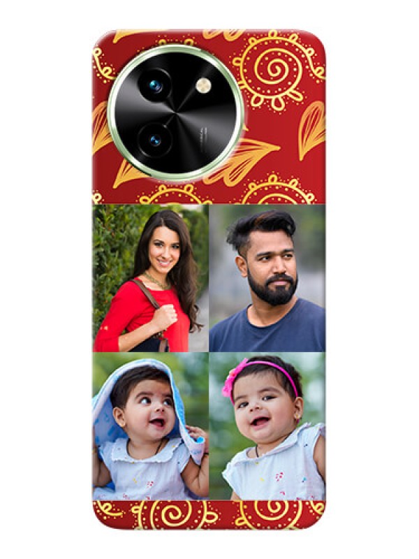 Custom Vivo T3X 5G Mobile Phone Cases: 4 Image Traditional Design