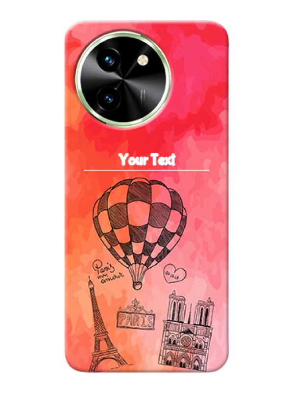 Custom Vivo T3X 5G Personalized Mobile Covers: Paris Theme Design