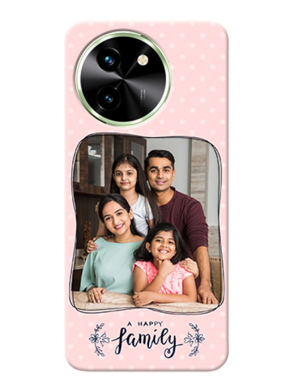 Custom Vivo T3X 5G Personalized Phone Cases: Family with Dots Design