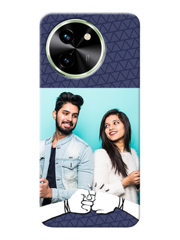 Custom Vivo T3X 5G Mobile Covers Online with Best Friends Design