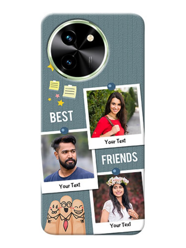 Custom Vivo T3X 5G Mobile Cases: Sticky Frames and Friendship Design