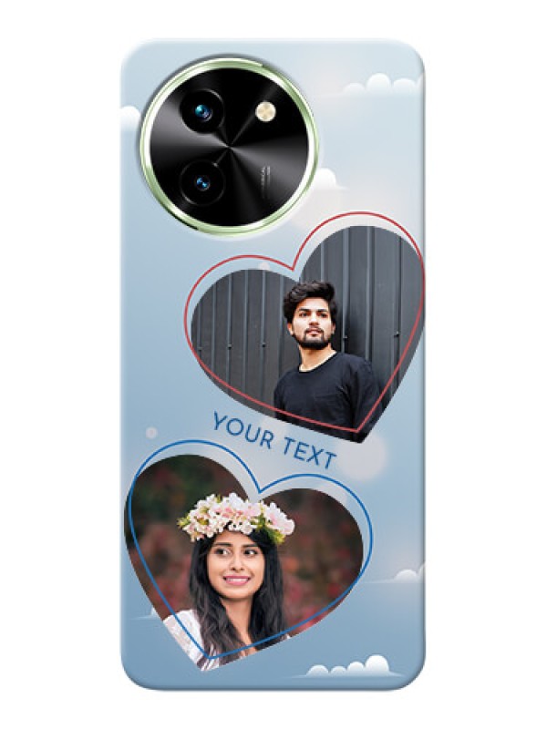 Custom Vivo T3X 5G Phone Cases: Blue Color Couple Design