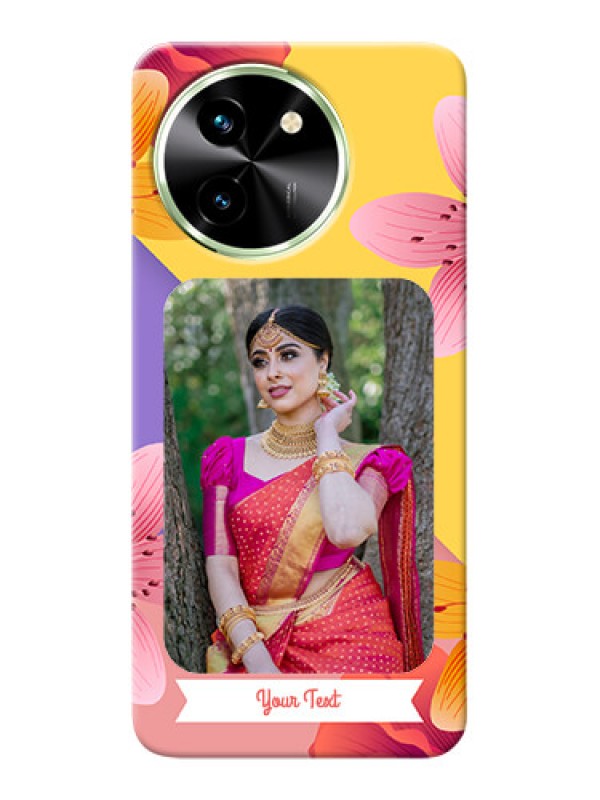 Custom Vivo T3X 5G Mobile Covers: 3 Image With Vintage Floral Design