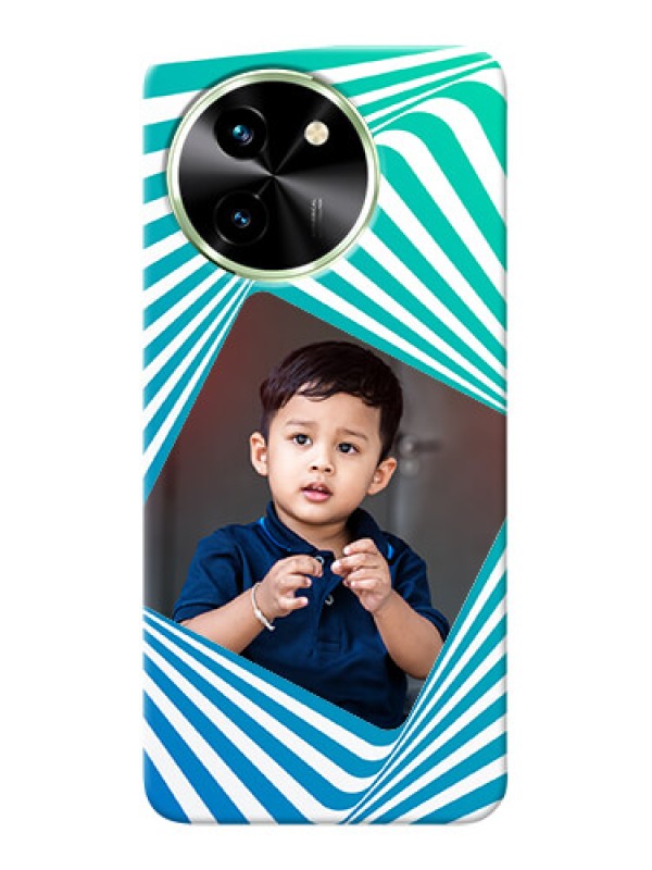 Custom Vivo T3X 5G Personalised Mobile Covers: Abstract Spiral Design