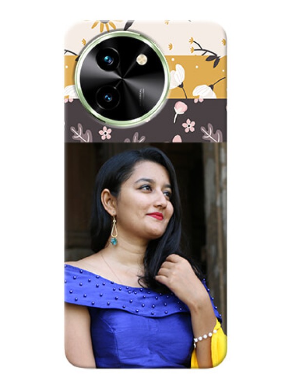 Custom Vivo T3X 5G mobile cases online: Stylish Floral Design