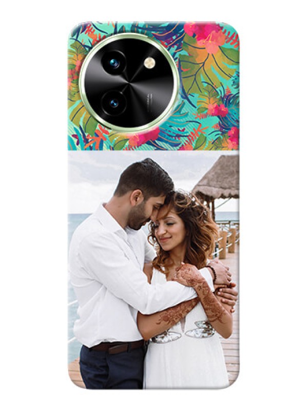 Custom Vivo T3X 5G Personalized Phone Cases: Watercolor Floral Design