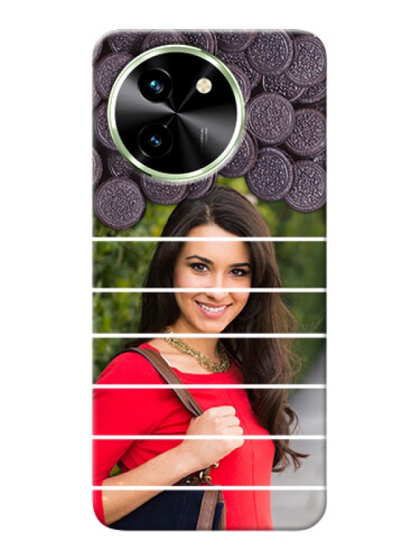 Custom Vivo T3X 5G Custom Mobile Covers with Oreo Biscuit Design