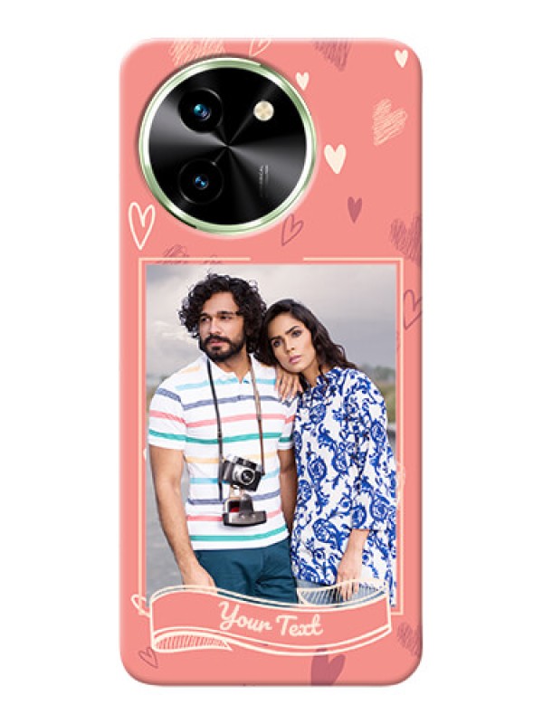 Custom Vivo T3X 5G custom mobile phone cases: love doodle art Design