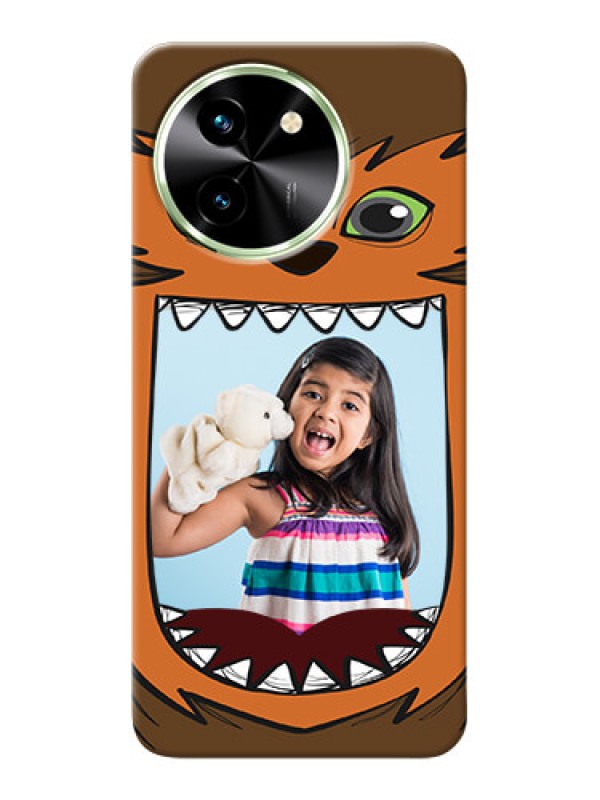 Custom Vivo T3X 5G Phone Covers: Owl Monster Back Case Design