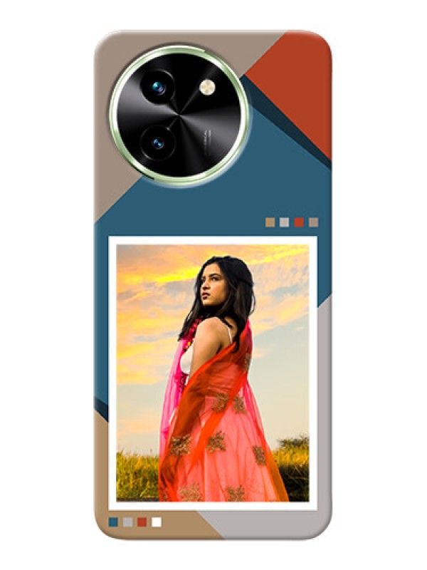 Custom Vivo T3X 5G Personalized Phone Case with Retro color pallet Design