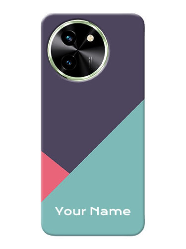 Custom Vivo T3X 5G Custom Mobile Case with Tri Color abstract Design