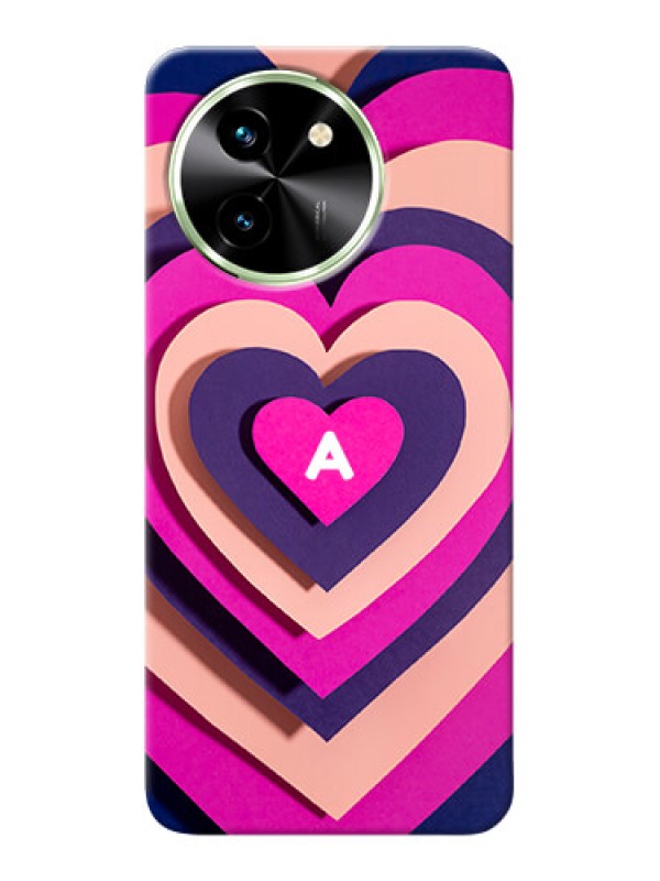 Custom Vivo T3X 5G Custom Mobile Case with Cute Heart Pattern Design