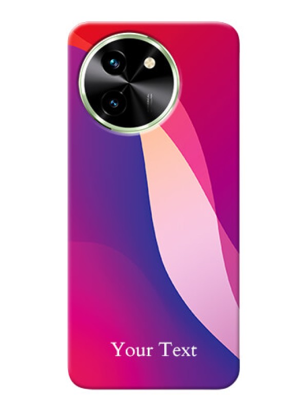 Custom Vivo T3X 5G Personalized Phone Case with Digital abstract Overlap Design