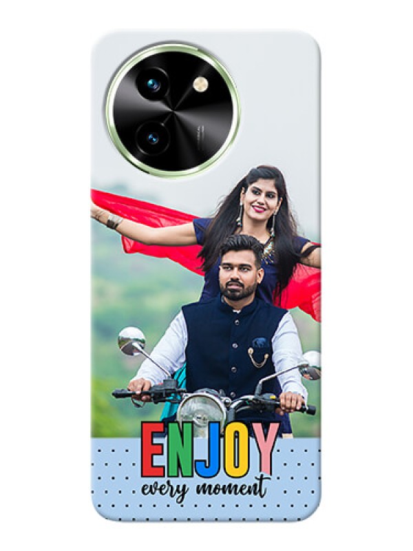 Custom Vivo T3X 5G Photo Printing on Case with Enjoy Every Moment Design