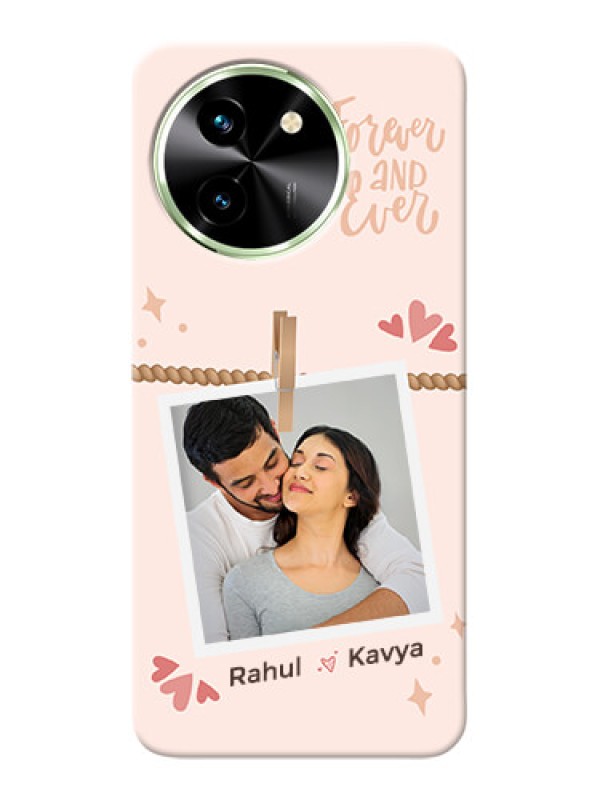 Custom Vivo T3X 5G Custom Phone Case with Forever and ever love Design