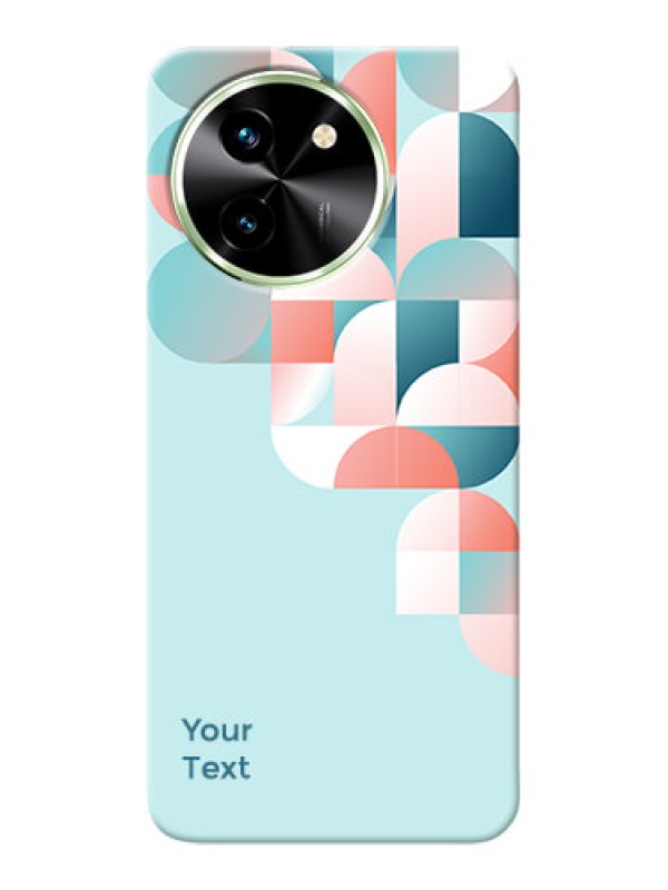 Custom Vivo T3X 5G Custom Phone Case with Stylish Semicircle Pattern Design