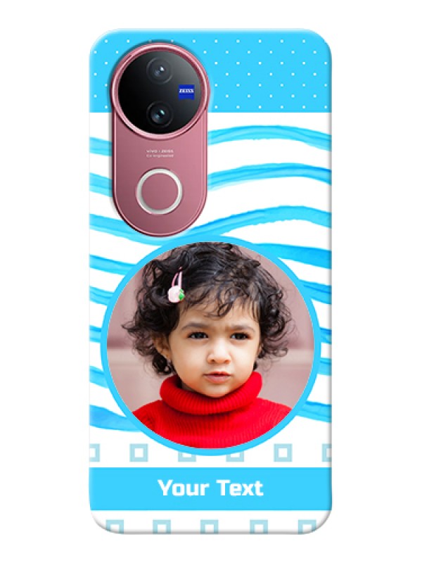 Custom Vivo T4R Custom Hard Phone Case - Simple Blue Case Design